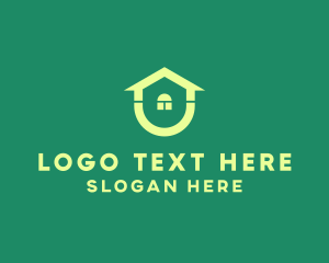 Residential - Green Housing Property logo design