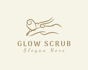 Exfoliation - Massage Spa Therapy logo design