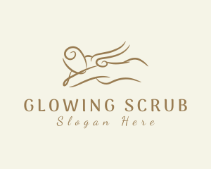 Exfoliation - Massage Spa Therapy logo design