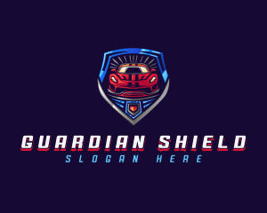 Shield - Shield Race Car logo design