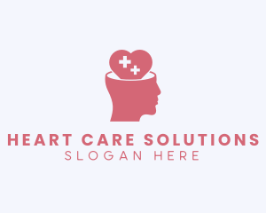 Medical Heart Mental Health  logo design