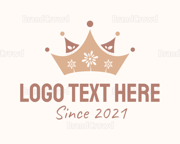 Royal Flower Crown Logo