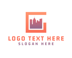 Skyline - Modern City G logo design