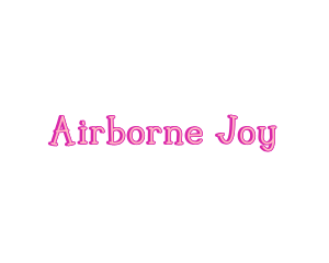 Pink Joyful Wordmark logo design