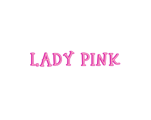 Pink Joyful Wordmark logo design