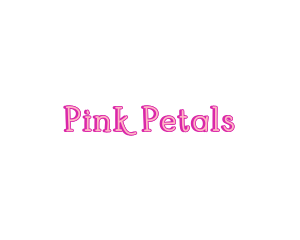 Pink Joyful Wordmark logo design