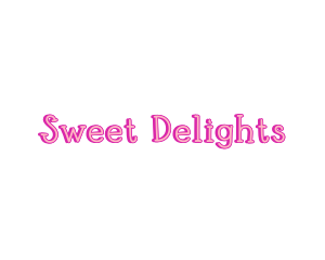 Pink Joyful Wordmark logo design