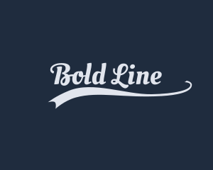 Underline - Deluxe Script Business logo design