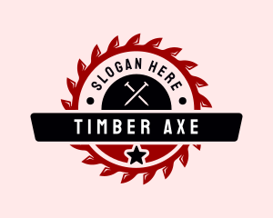 Sawmill Joinery Logging logo design