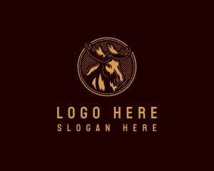 Wild Moose Antler Logo