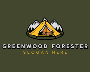 Forest Mountain Camp logo design