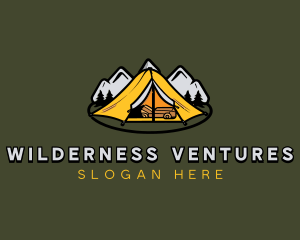 Forest Mountain Camp logo design