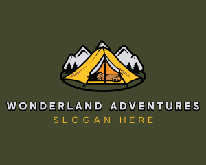 Forest Mountain Camp logo design