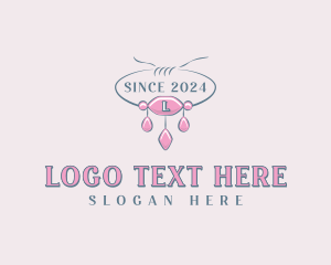 Necklace - Necklace Beaded Accessories logo design