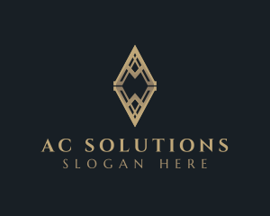 Luxury Diamond Jewelry logo design