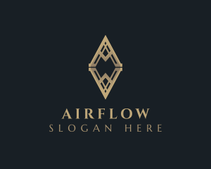 Luxury Diamond Jewelry logo design