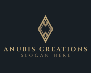 Luxury Diamond Jewelry logo design