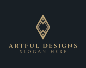 Luxury Diamond Jewelry logo design