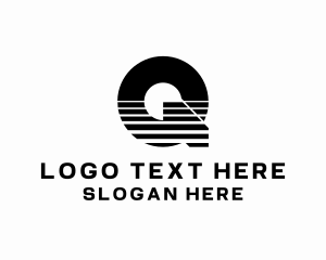 Negative Space - Professional Modern Letter Q logo design