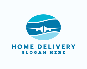 Travel Airplane Aviation logo design