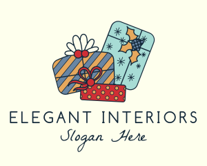 Holiday Gift Decoration logo design