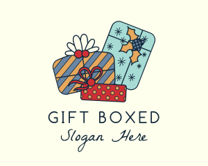 Holiday Gift Decoration logo design