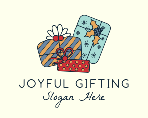 Gift - Holiday Gift Decoration logo design