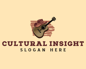 Iowa Folk Music logo design