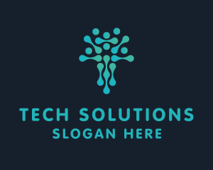 Technological - Cyber Tech Software logo design