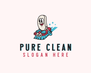 Sanitation Cleaning Soap logo design