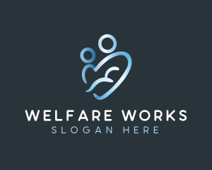 Welfare - Heart Family Welfare logo design