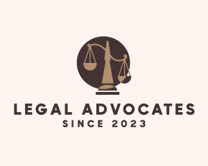 Legal Office Scale logo design