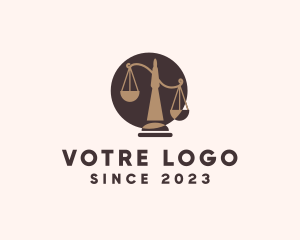 Legal Office Scale logo design
