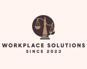 Office - Legal Office Scale logo design