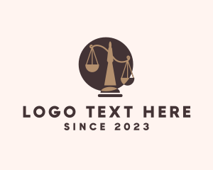 Criminologist - Legal Office Scale logo design