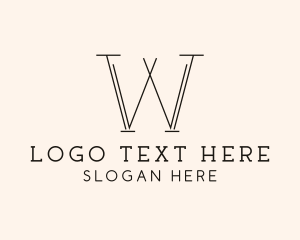 Letter W Boutique Logo