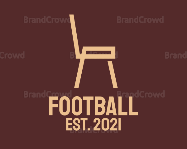 Brown Wooden Chair Logo