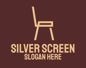 Brown Wooden Chair Logo