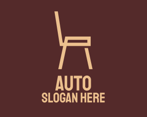 Brown Wooden Chair Logo