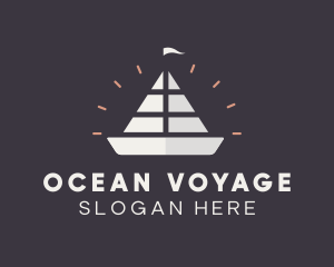 Sailing Sailboat Ship  logo design