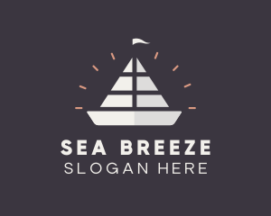 Sailboat - Sailing Sailboat Ship logo design