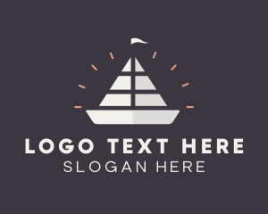 Voyage - Sailing Sailboat Ship logo design