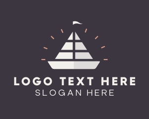 Sailing Sailboat Ship  Logo