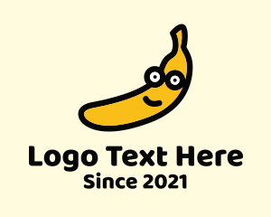 Flavor - Fruit Banana Cartoon logo design
