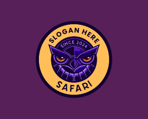 Owl Bird Safari logo design
