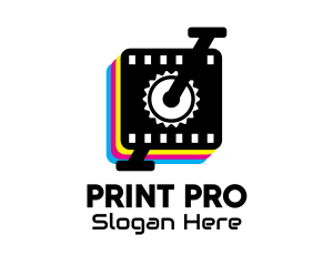 Printer - Photo Booth Printer logo design