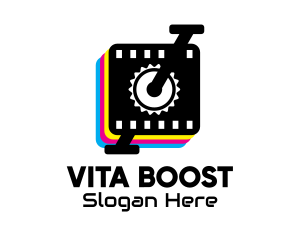 Cameraman - Photo Booth Printer logo design