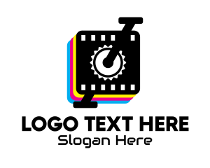 Photo Studio - Photo Booth Printer logo design