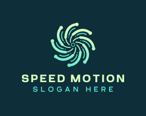 Motion - Abstract Motion Tech logo design