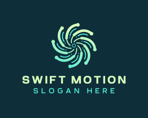 Motion - Abstract Motion Tech logo design